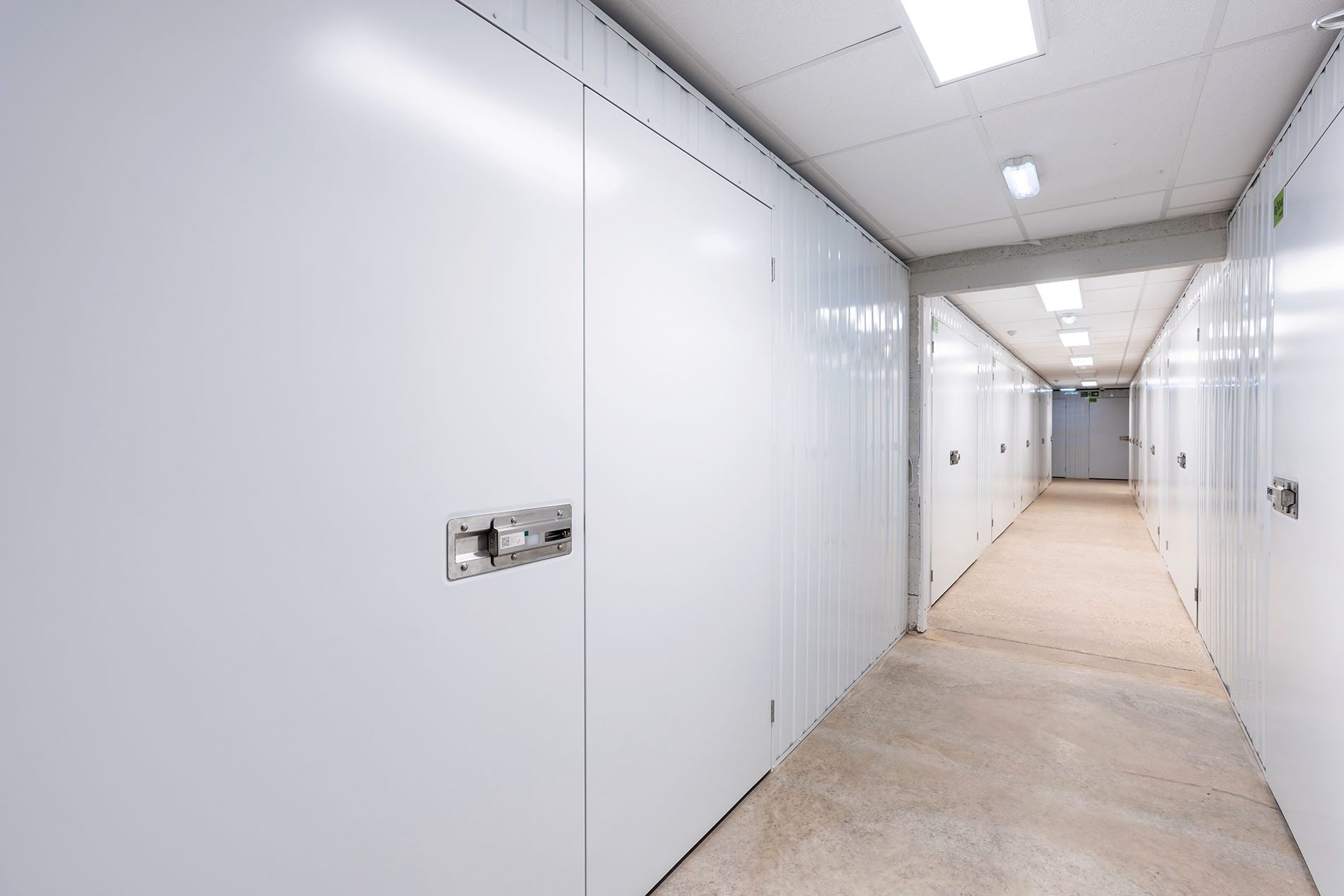 Storage Unit Corridor in Corby